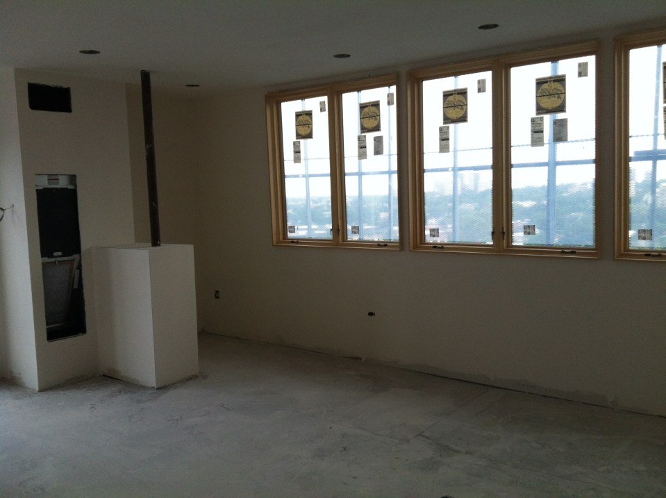 Walls are ready for priming